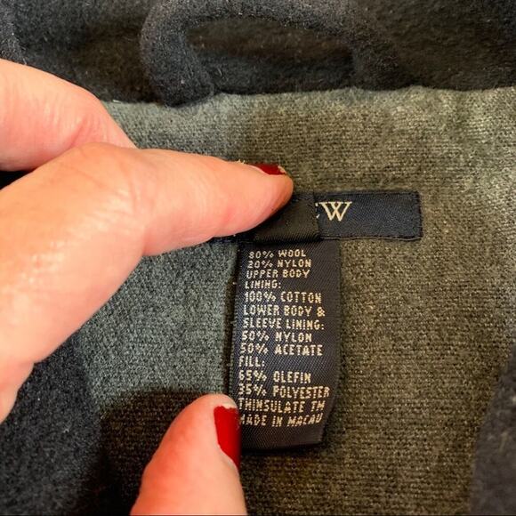 J. Crew navy pea coat, medium, classic, timeless, academic, preppie, schoolgirl - Picture 8 of 8